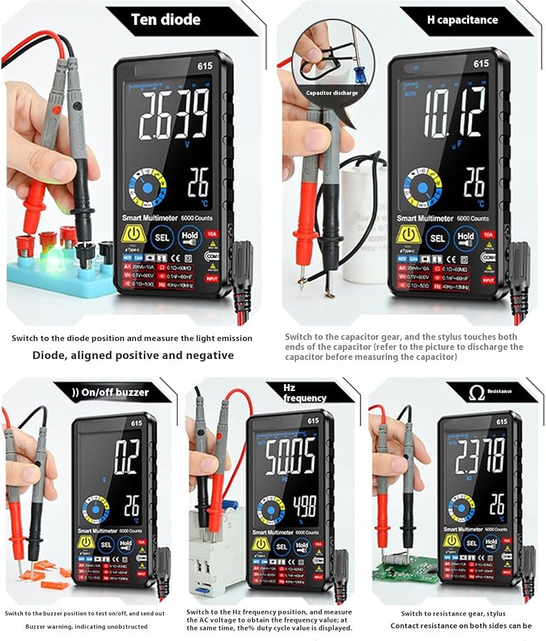 Digital Multimeter Pocket Size for Electrical Testing Education On Site Maintenance - Image 4